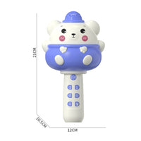 Kids Karaoke Audio Device Portable Bluetooth Karaoke Mic Easy to Use
