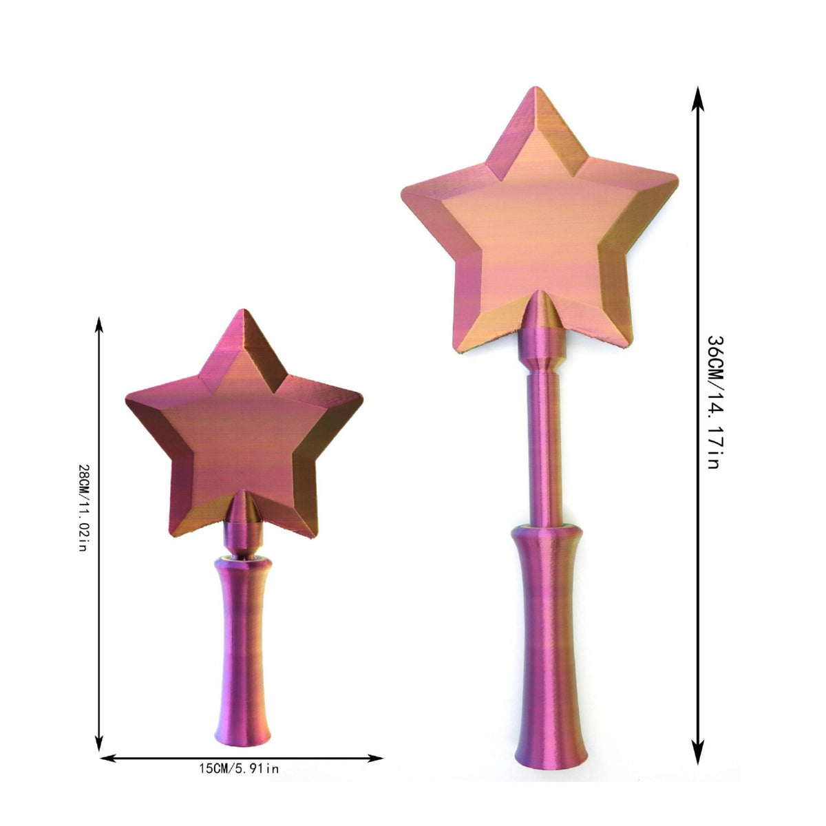 Star Rod Card Holder Novelty Non Contact Payment Holder Fun for Retail Counter