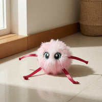 Automatic Cat Ball Toy Touch-Activated Fuzzy Cat Toy Ball Electric