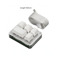 5-Key Keypad Hot-Swappable Custom Macro Keypad Blank Keycaps