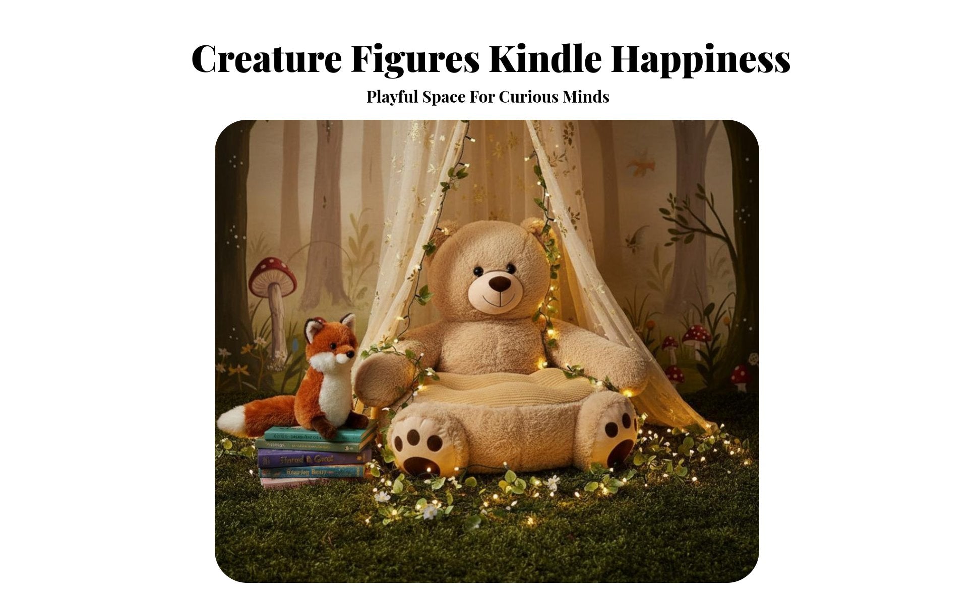 Creature Character Armchair Soft and Comfortable Seating Accessory