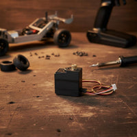 5 Wire Steering Servo Brushed Type Steel Gear Servo Low Noise Rc Accessory