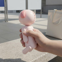 Dog-Shaped Fan Shape-Changing Design Turbine Design Fan Lightweight for Travel