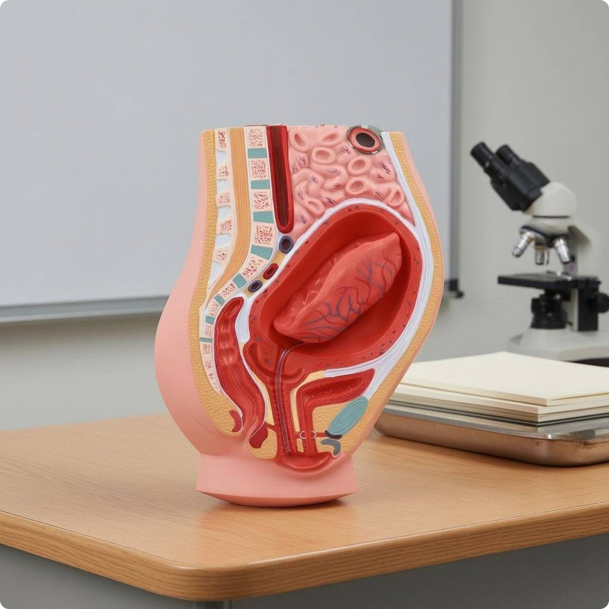 Postpartum Pelvis Model Anatomically Detailed Placental Detachment Model