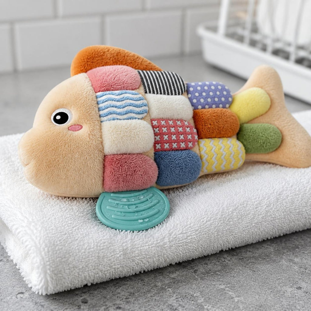 Sensory Aquatic Creature Toy Safe Gnaw Baby Teether Toy Complimentary