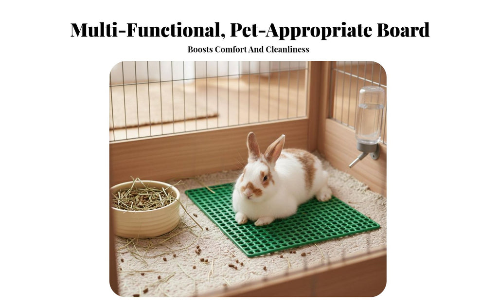 Perforated enclosure Floor Mat chew-resistant Pet Foot protective pad Easy to Clean for small animal Owners