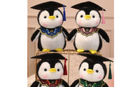 Doctor Penguin Stuffed Toy Cute Graduation Penguin Stuffed Toy Soft for Girls