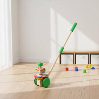 Airplane Pusher Toy Rolling Wheels Baby Push Pusher Safe Design