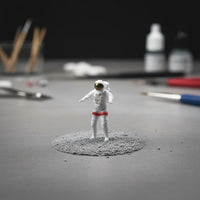 1/64 Scale Astronaut Figurine Resin Material Miniature Space Figure