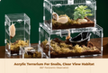 Ventilated acrylic terrarium for breeding