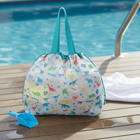 Beach Toy Storage Bag Roomy Drawstring Mesh Bag Fast-Drying