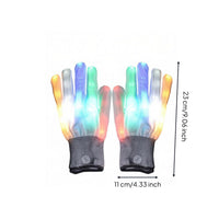 Flashing Finger Light Gloves Hidden Battery Pack LED Light up Gloves Fun Gift