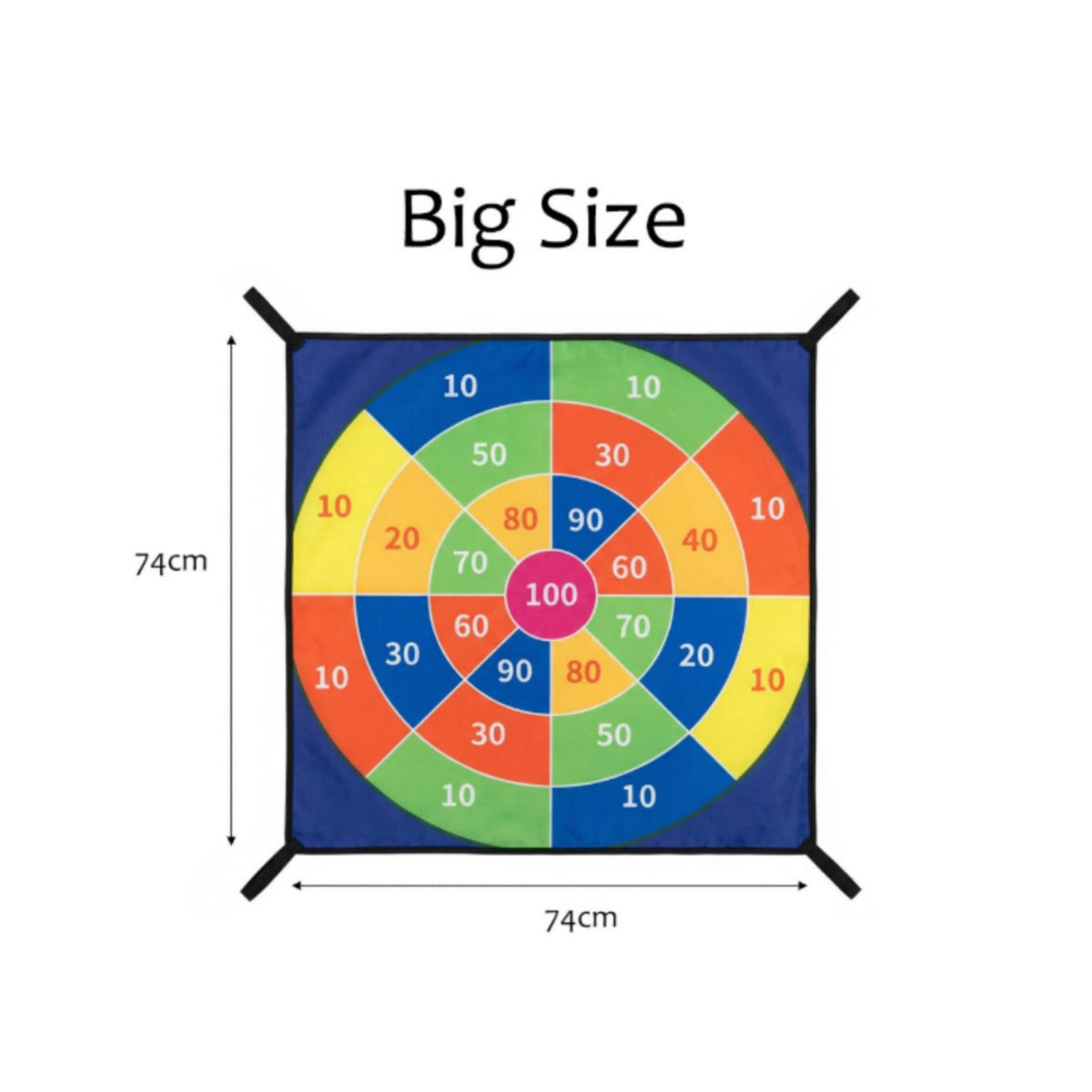 Trampoline Target Board Safe Substitute to Throwing Game Mat for Children