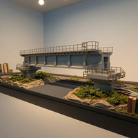 Bridge Model with Railings Assembly Required for Railway Layouts, Dioramas