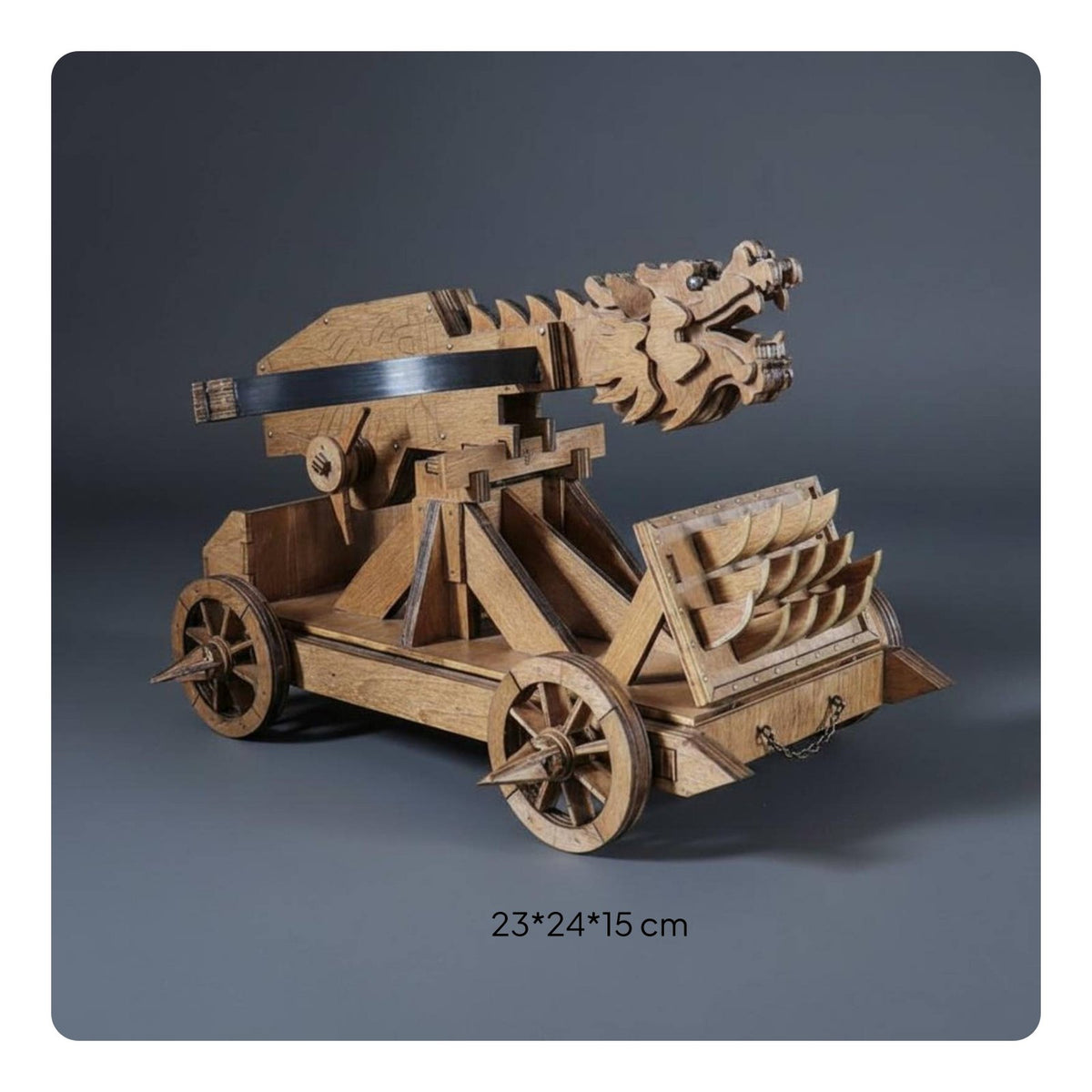 Dragon Head Repeating Ballista Model 300 Degree Rotation for Hobbyists, Teens