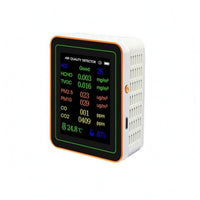 Home Gadget Rechargeable Battery Handheld Air Quality Monitor Rectangular