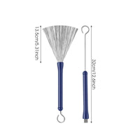Wire Drum Brush Stainless Steel Jazz Drum Brush Lightweight for Performance