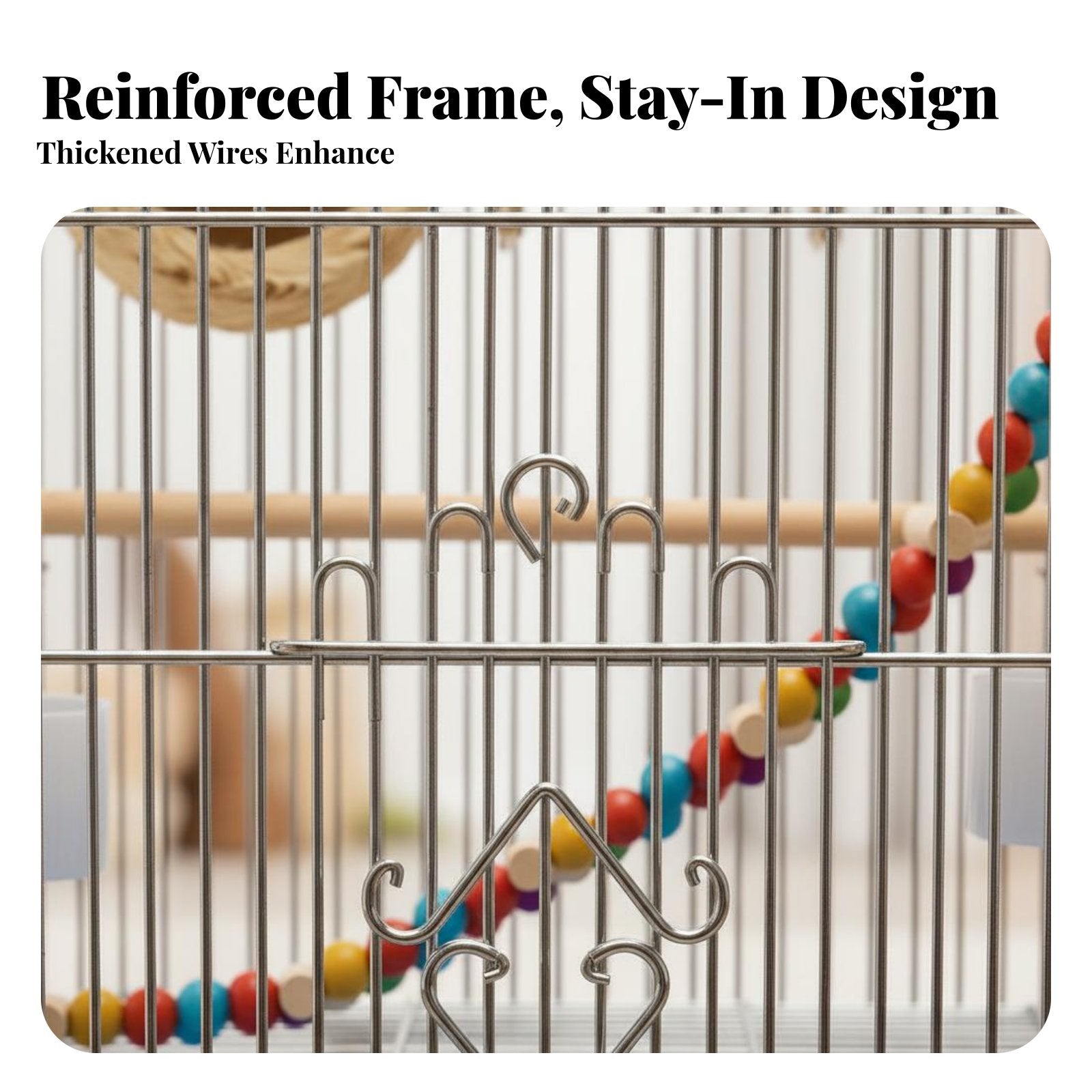 Large Myna House Includes Accessories avian enclosure Easy to Clean for exteriordoor, Home