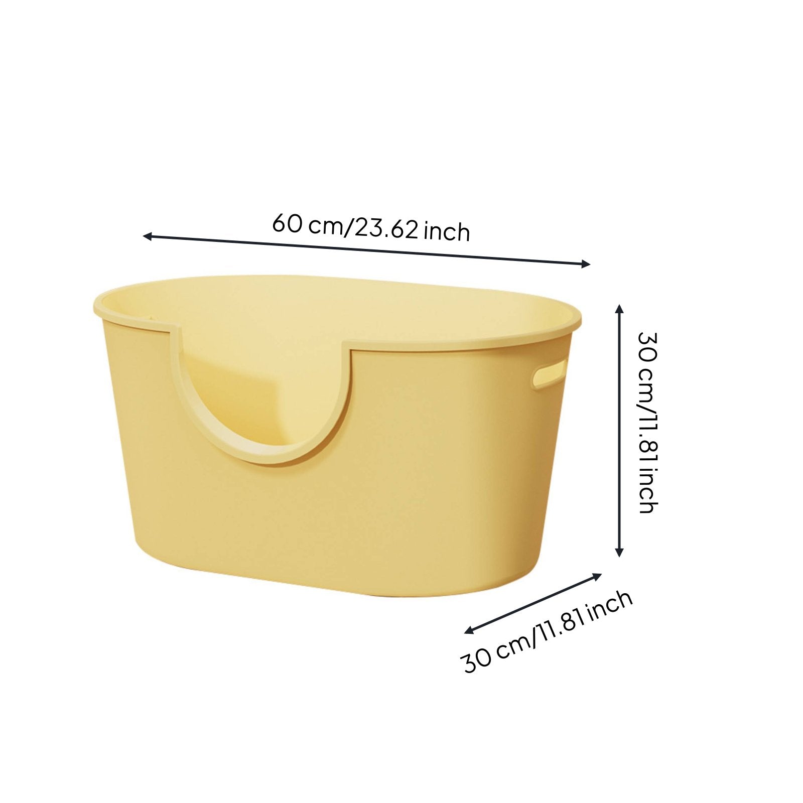 Extra Large Feline Litter Box Easy to Pet Hygiene Toilet