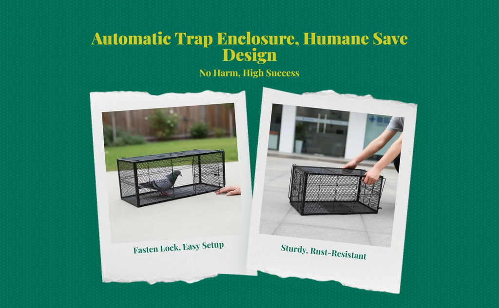 Steel automatic pet trap