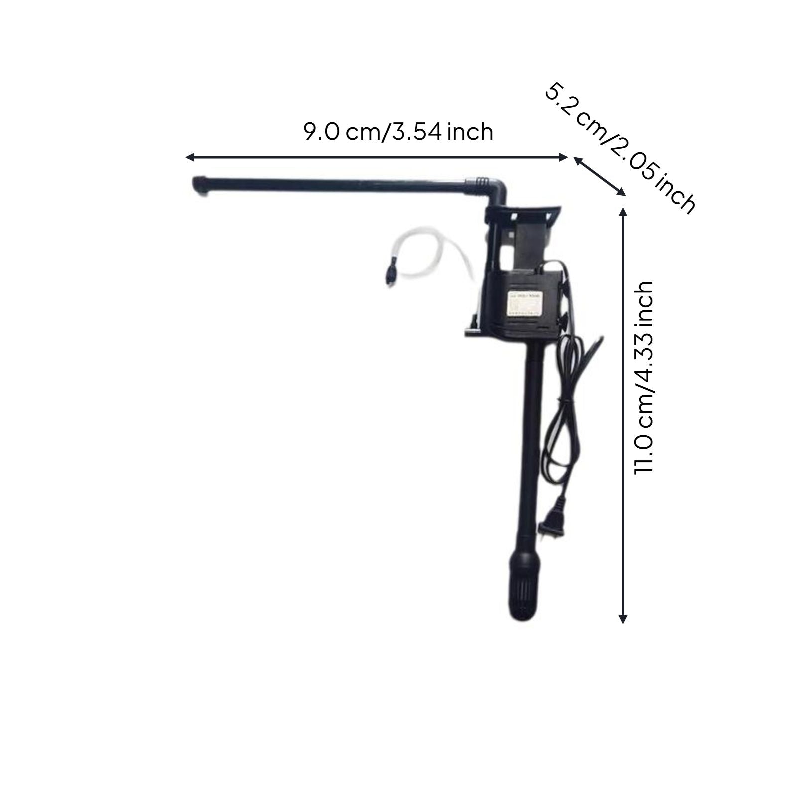 Immersible aquatic pump, high height, extremely quiet, multi-functional aquatic habitat purifier, oxygenation for fish tanks