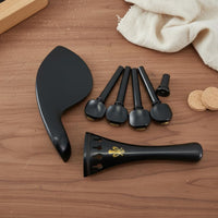 Violin Accessory Set Rounded Heads 4/4 Violin Replacement Parts Easy to Install