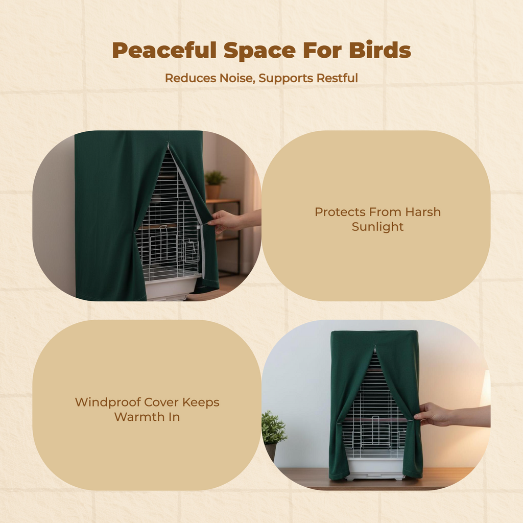 Breathable bird cage cover