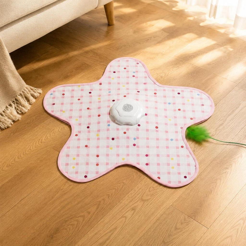 Interactive Kitten Mat Toy Self-Play Hide and Seek Kitten Toy for Home, Cats