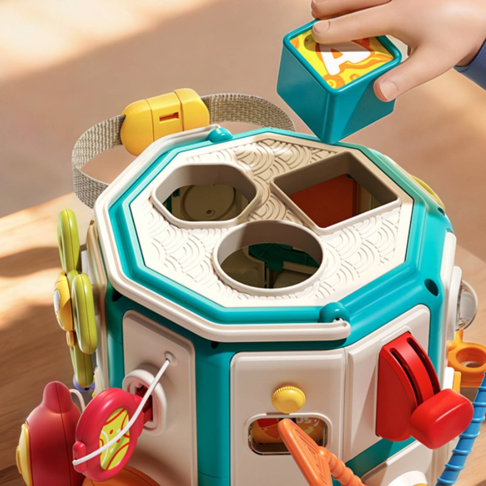 Multi-Sided Baby Learning Toy Rounded Edges Musical Light Toy Educational