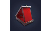 Wooden Medal Display Box Easel Back Stand Awards Display Frame for Office Decor