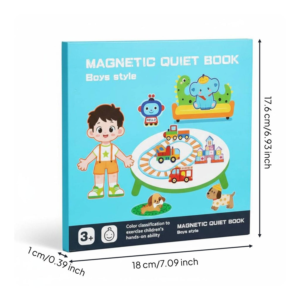 Quiet Book Interactive Pages Busy Book Colorful Design for Home, Preschool