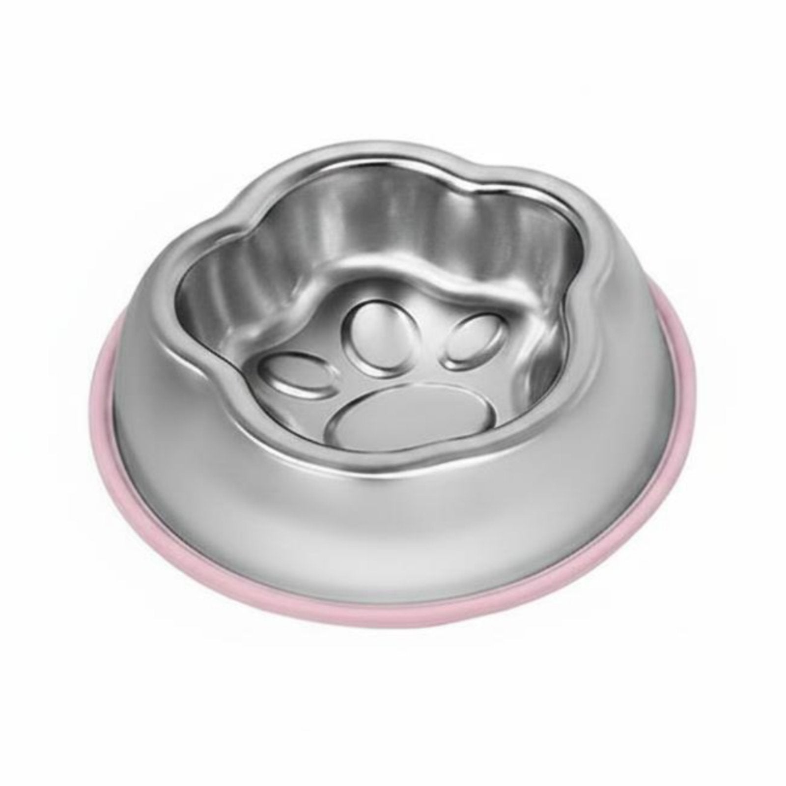 Slow Feeder Pet Bowl Easy to Clean Anti-Choke Dog Bowl Rounded Edges Stainless Steel for Dogs, Kittens