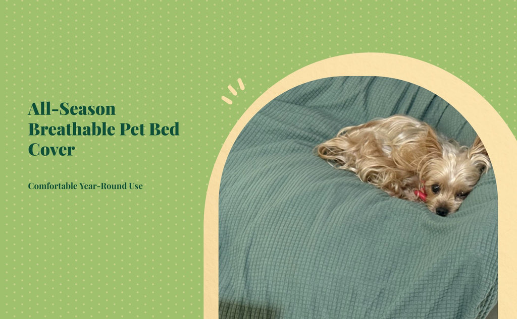 Dog Bed Cover, cleanable Protector, Universal Pet Sofa Cover for Dogs and felines, Easy to detachable, Suitable for All Seasons