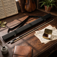 Violin Bow Case Carrying Handle Hard-Shell Bow Case Non-Woven Material