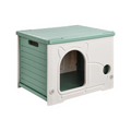 Waterproof insulated cat house