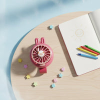Cartoon Wrist Fan Lightweight Cooling Gadget Turbo Breeze for Travel, Students