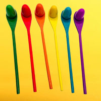 Egg and Spoon Race Game Sturdy Wood Construction Wooden Egg and Spoon Set