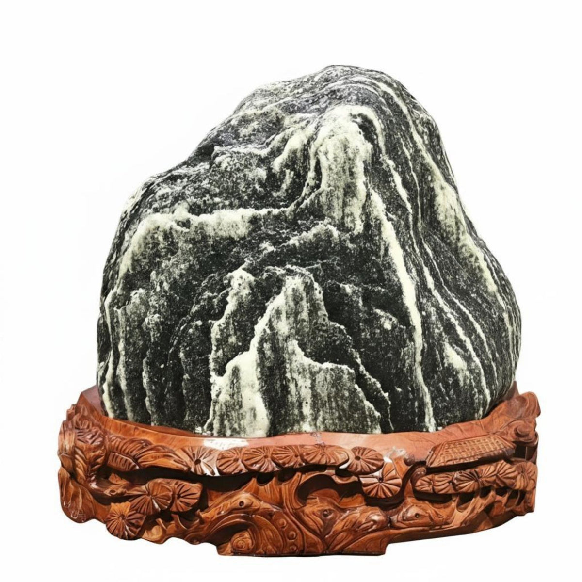 Natural Taishan Stone, Original Feng Shui Stone, Protector for Home, Indoor Outdoor Decor, Fortune Shift, Random Design