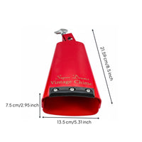 Drumset Cowbell Iron Mounted Drum Cowbell Clear Round Tone Musical Equipment for Percussionists, Concert