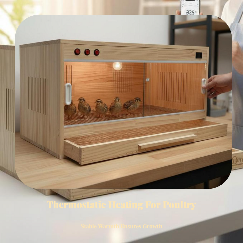 Amphibian Terrarium, Smart Temperature Control, Drawer Storage