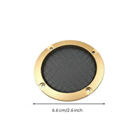 Metal Speaker Grille Dustproof Woofer Grill Cover Easy Install
