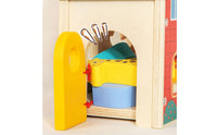 Wooden Shape Sorting House Fine Motor Skills Wooden Farm Shape Sorter Educational Farm Animal Sorter for Preschool, Playroom