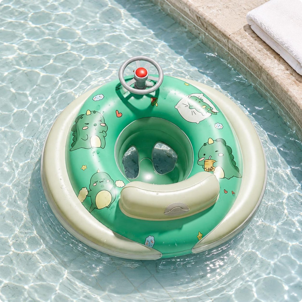 Baby Swim Buoy with Seat Stable Balance Swim Collar with Seat Soft Feel