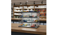 1:64 Parking Garage Display Multi-Level Design LED Garage Display Case for Desk