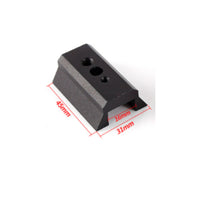 Dovetail Base Block Three Mounting Holes Dovetail Pad Compact