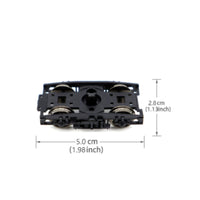 Unpowered Wheel Truck Easy to Install Alloy Metal Wheel Truck