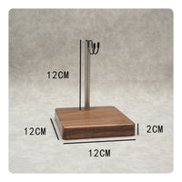 U Bracket Display Base Detachable Wood Display Base Handmade Pose Rack for Collectors