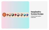 Solar System Educational Board Educational Eight Planets Learning Toy Interactive Space Exploration Board for Children, Young Children, Kindergarten