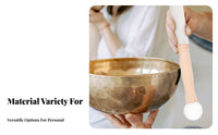 Crystal Singing Bowl Mallet Crystal Bowl Resonance Striker for Sound Healing Energy Cleansing Tools