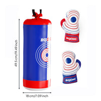 Inflatable Boxing Pillar Portable Inflatable Stand Bag Foldable for Beginners